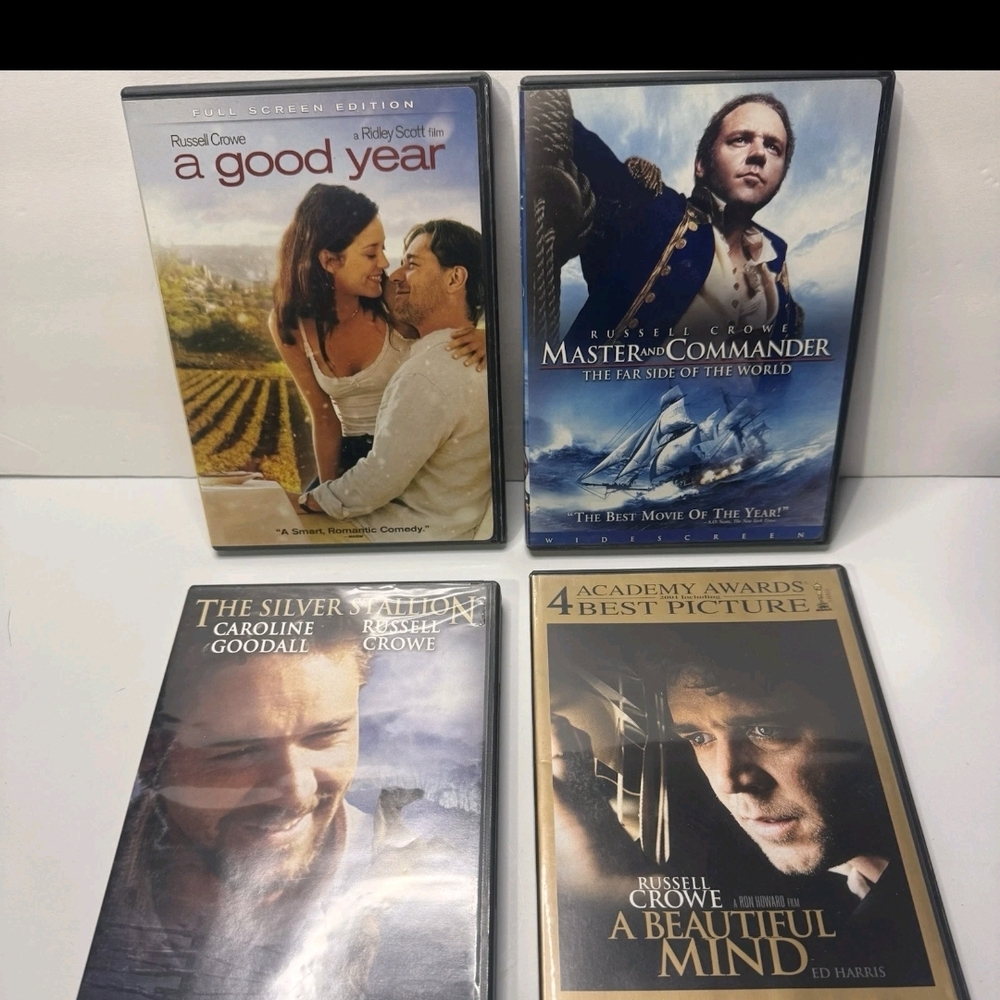 DVD Movie Collection Featuring Russell Crowe